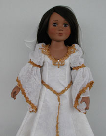 Julia in White Gown